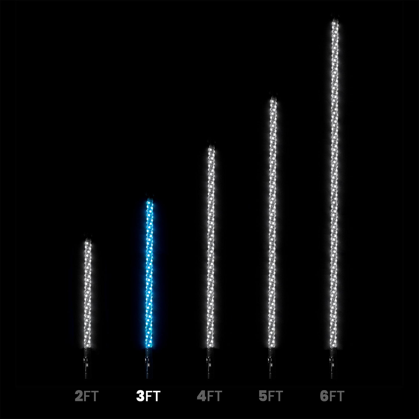 3ft LED Whip Lights - Bushdoof Lighting