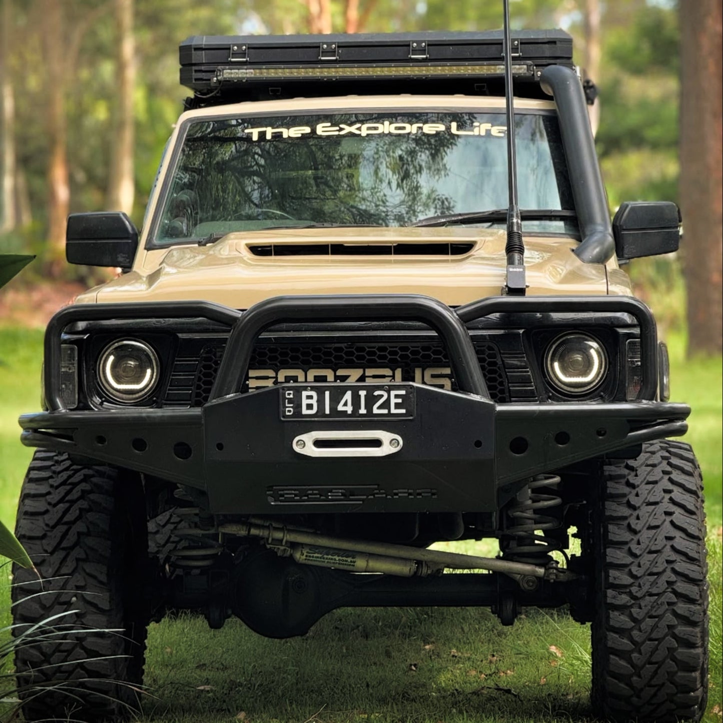 7" 'Angry Eye' Bi - LED Headlights - Bushdoof Lighting