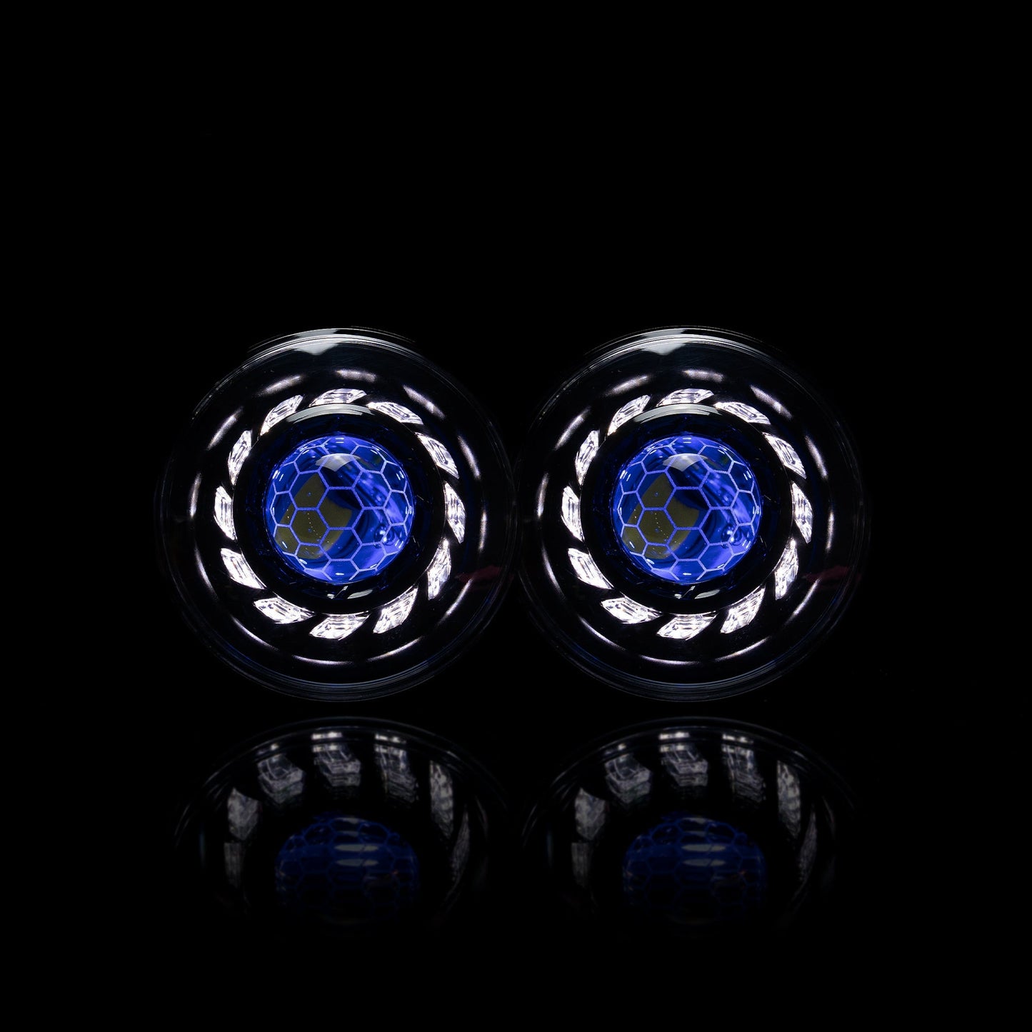 7" 'Turbine' Bi - LED Headlights - Bushdoof Lighting