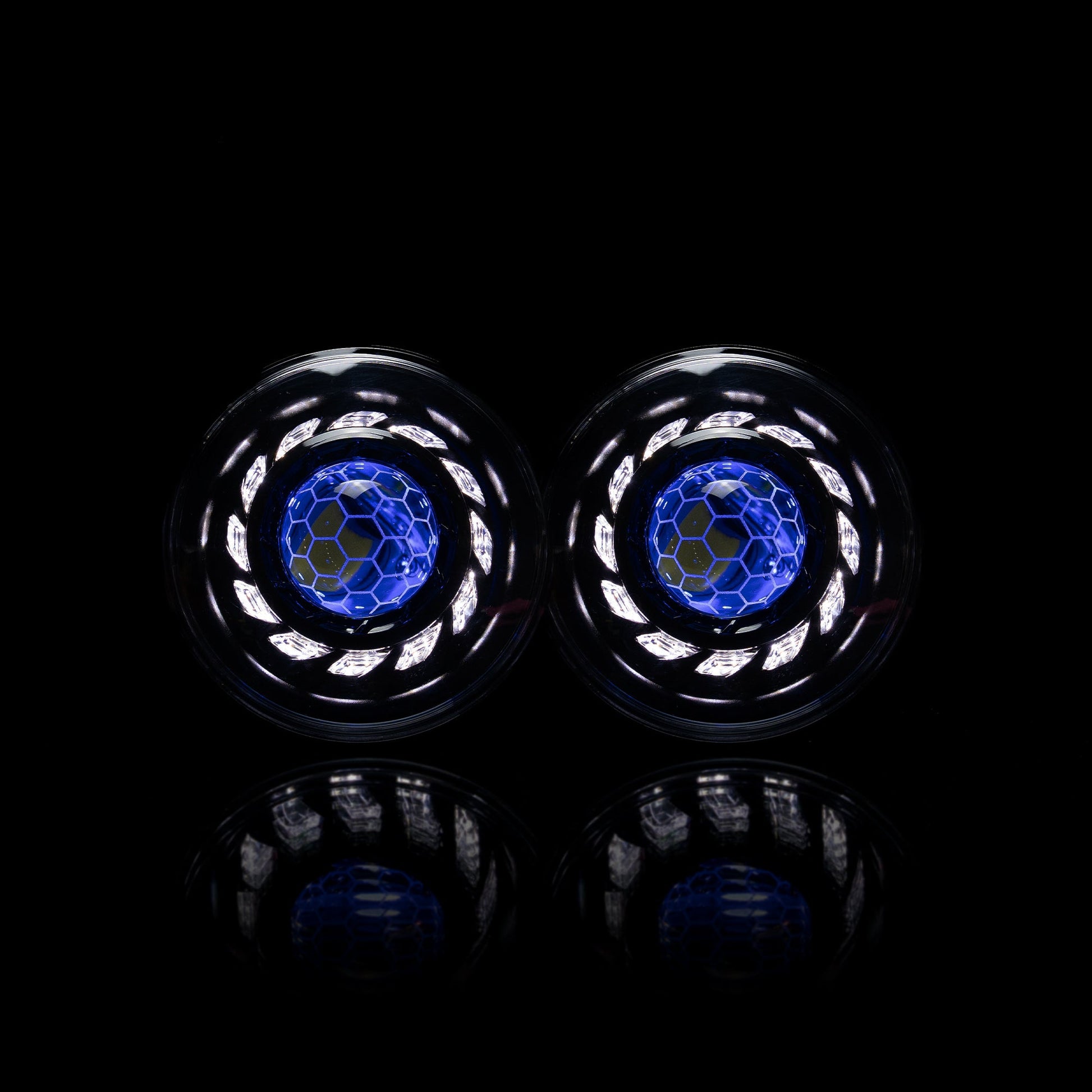7" 'Turbine' Bi - LED Headlights - Bushdoof Lighting