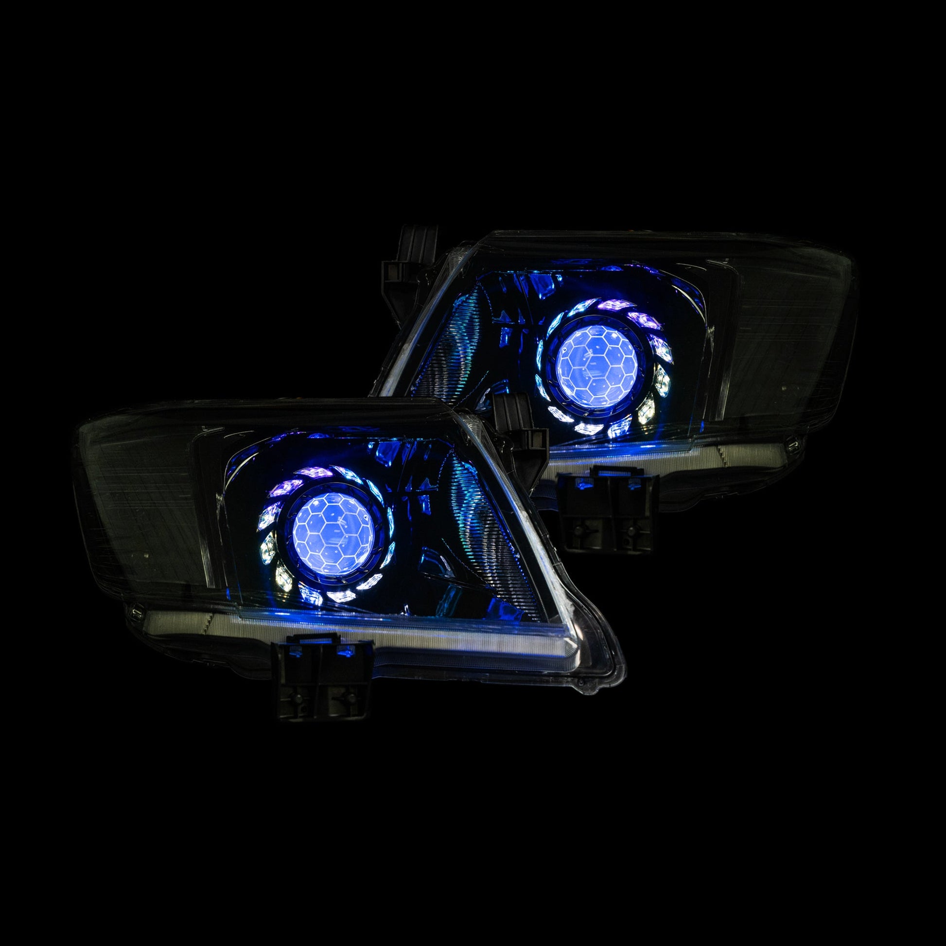 LED 'Turbine' Headlights to suit Toyota Hilux N70 - Bushdoof Lighting