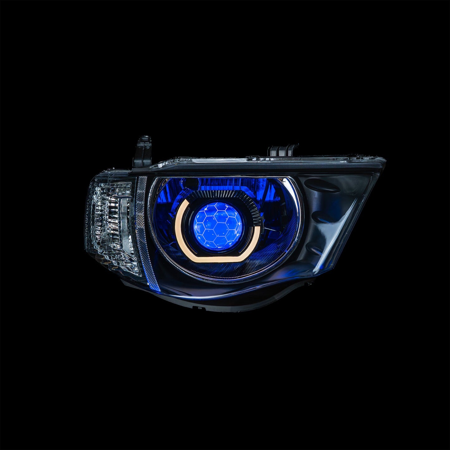Mitsubishi MN Triton LED 'Angry Eye' Headlights - Bushdoof Lighting