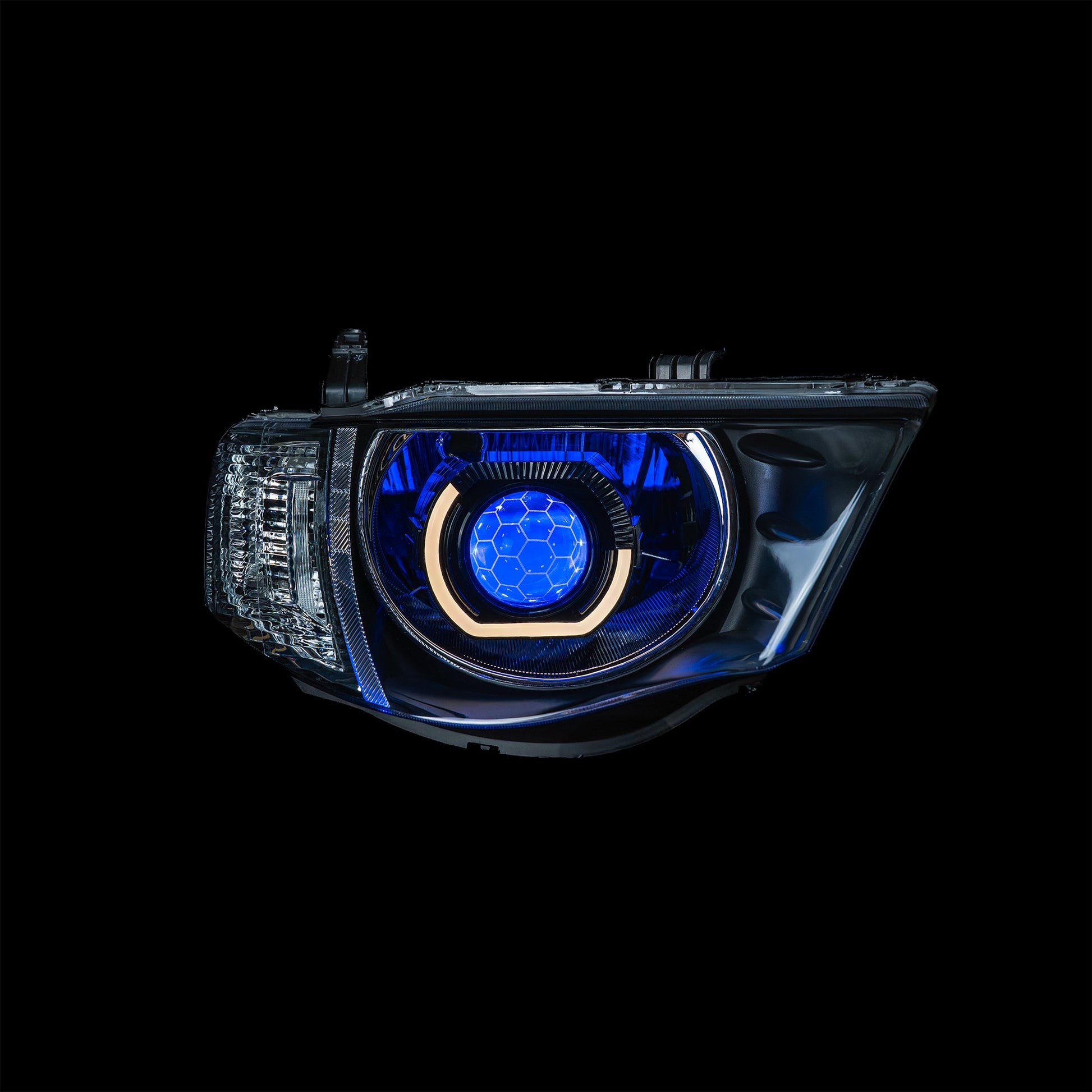 Mitsubishi MN Triton LED 'Angry Eye' Headlights - Bushdoof Lighting