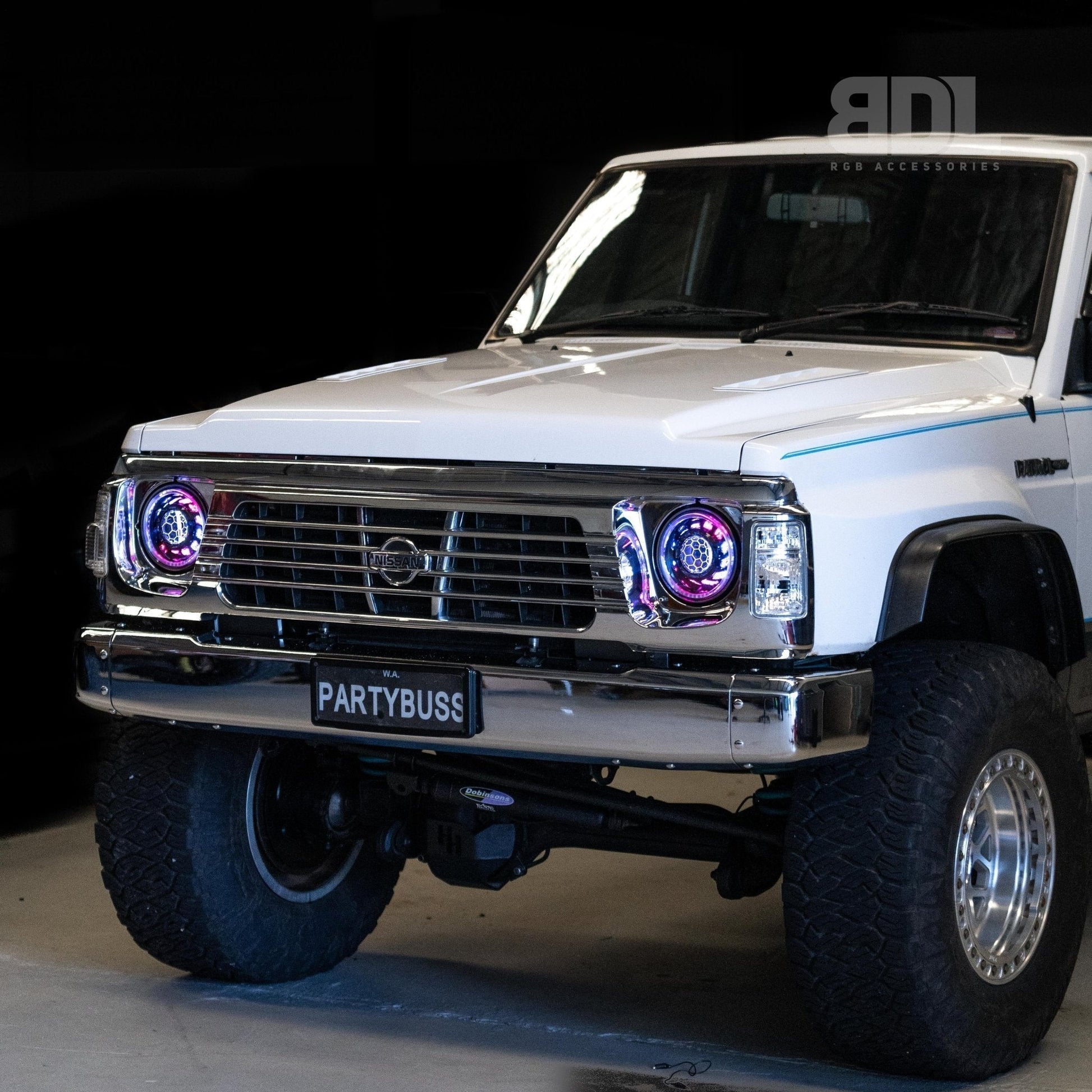 Nissan GQ Patrol 'Turbine' Headlights - Bushdoof Lighting
