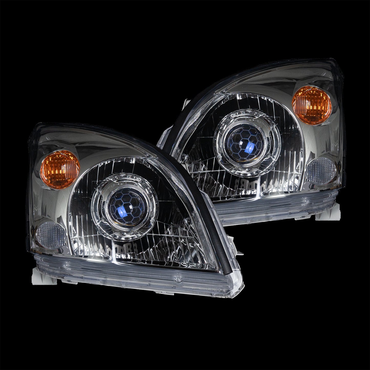 OEM+ Headlights to suit Toyota Prado 120 - Bushdoof Lighting