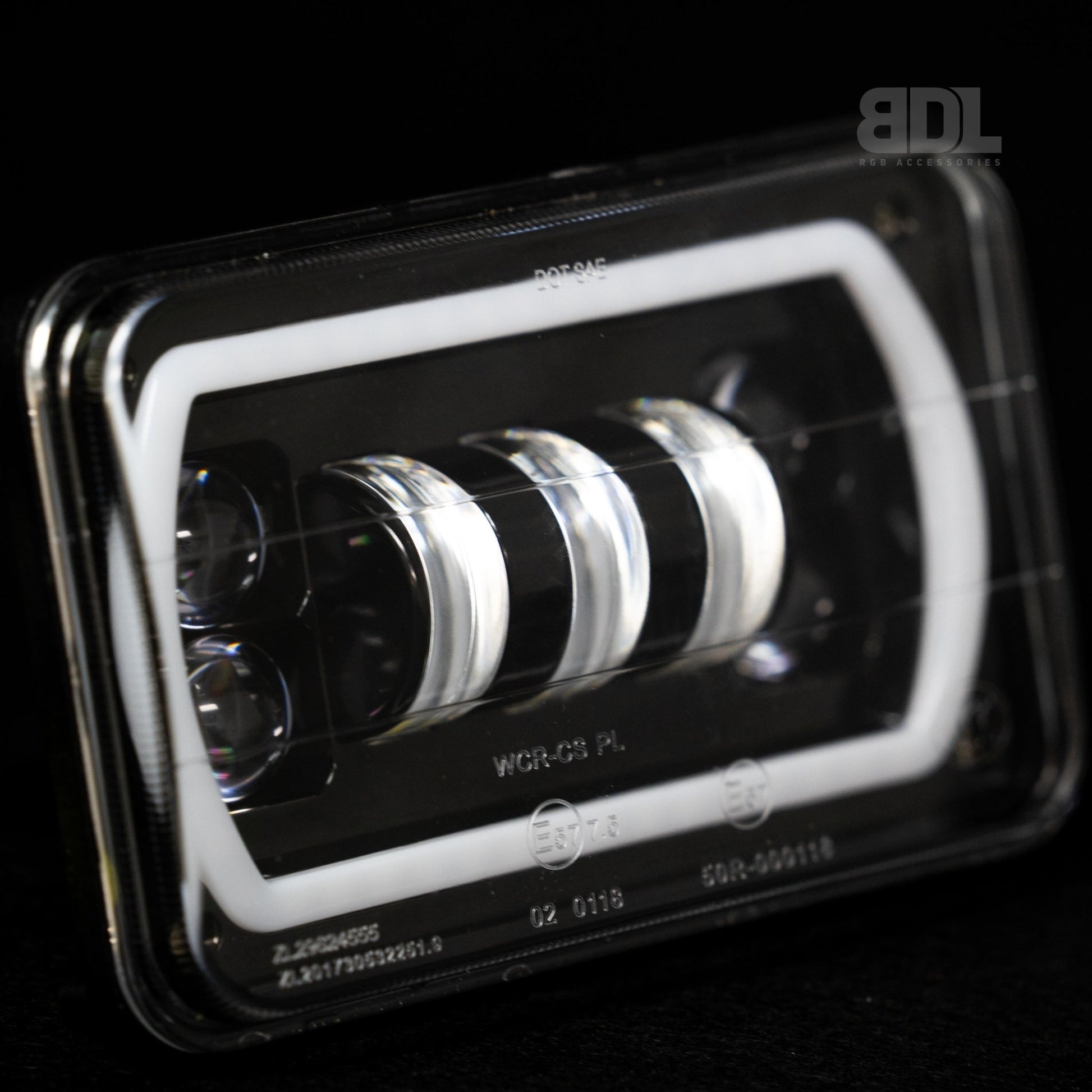 4X6" LED Colour Chasing Headlights - Bushdoof Lighting