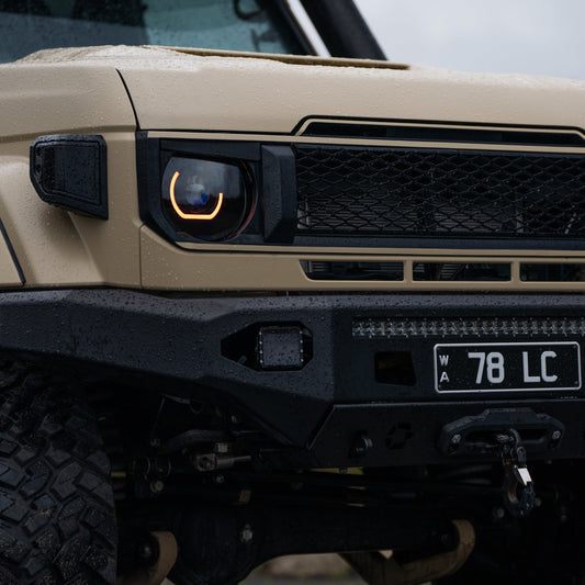 70 Series 2024+ Custom Bi-LED Headlight Installation Guide - Bushdoof Lighting