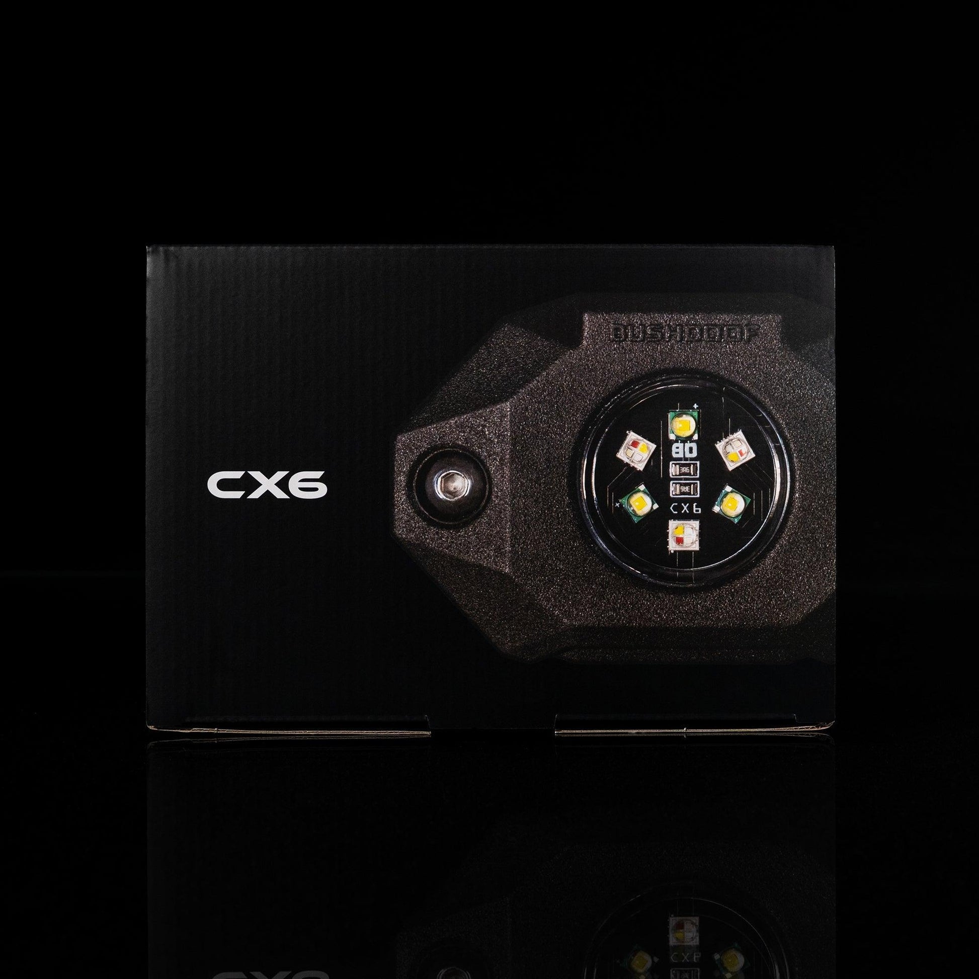 CX6 RGBW Rock Light packaging