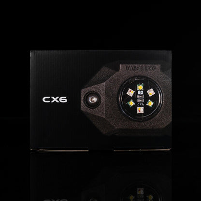CX6 RGBW Rock Light packaging