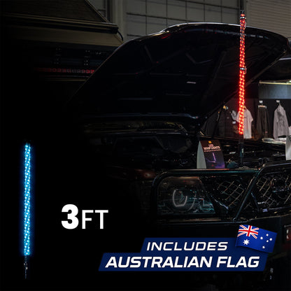 3ft LED Whip Lights - Bushdoof Lighting