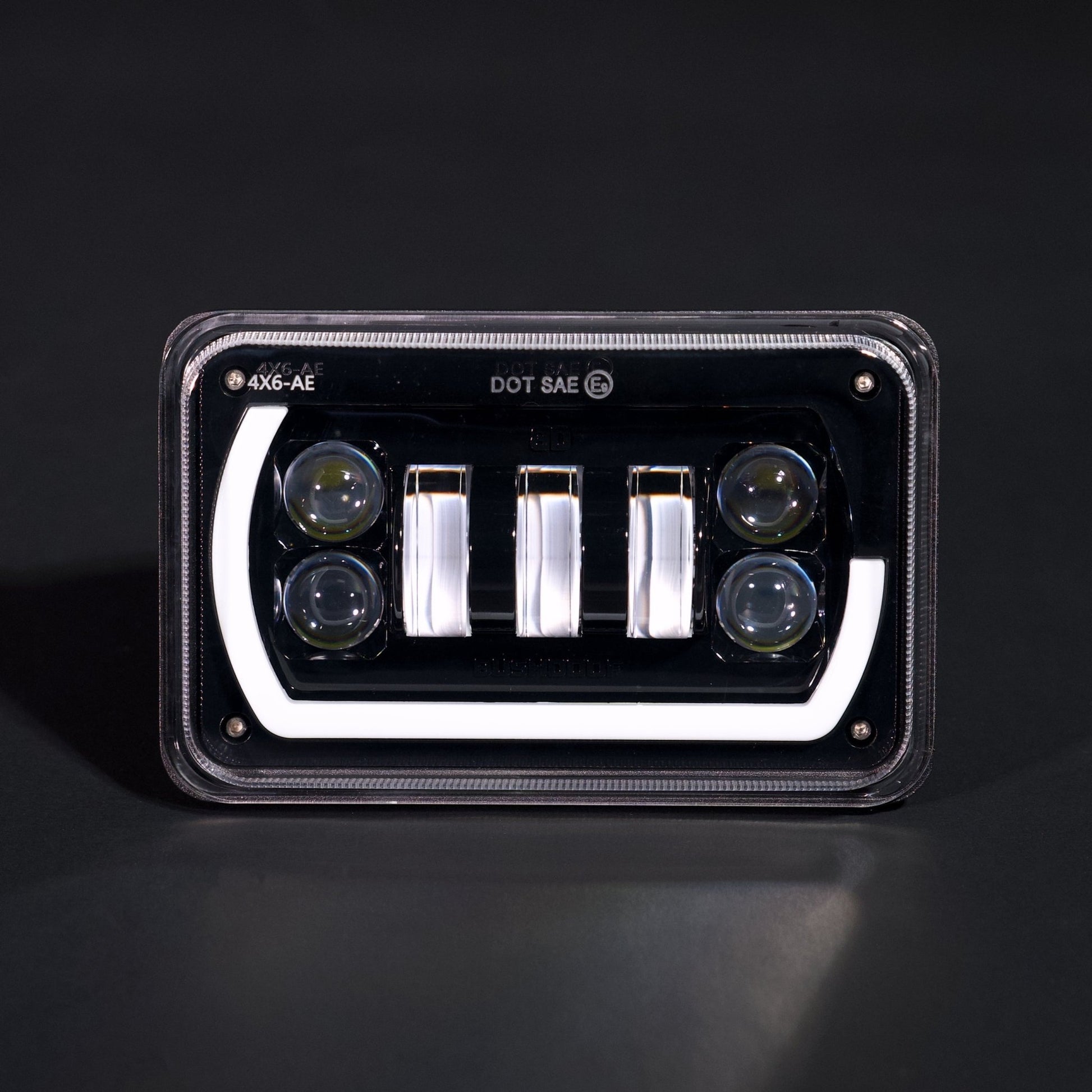4X6" 'Angry Eye' LED Headlights - Bushdoof Lighting