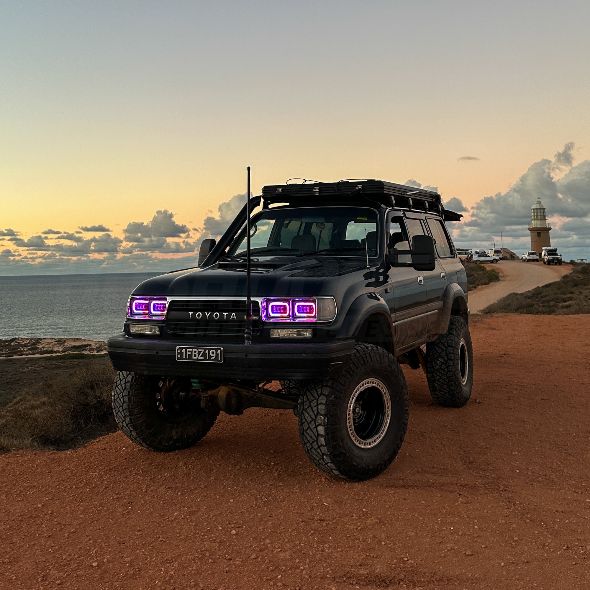 4X6" LED Colour Chasing Headlights - Bushdoof Lighting