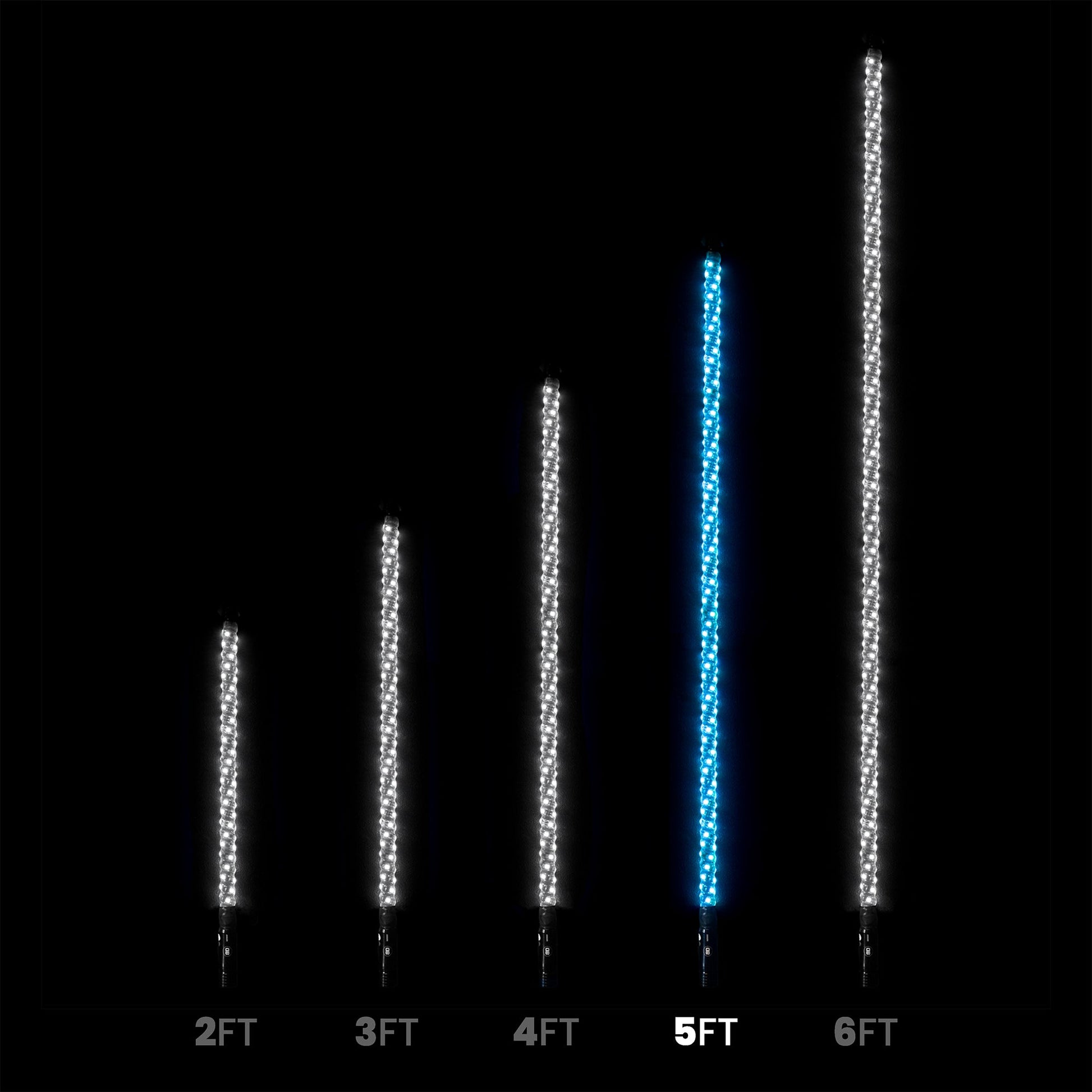 5ft LED Whip Lights - Bushdoof Lighting