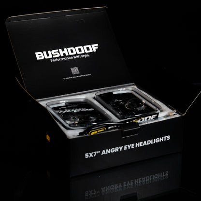 5X7" 'Angry Eye' Headlights - Bushdoof Lighting