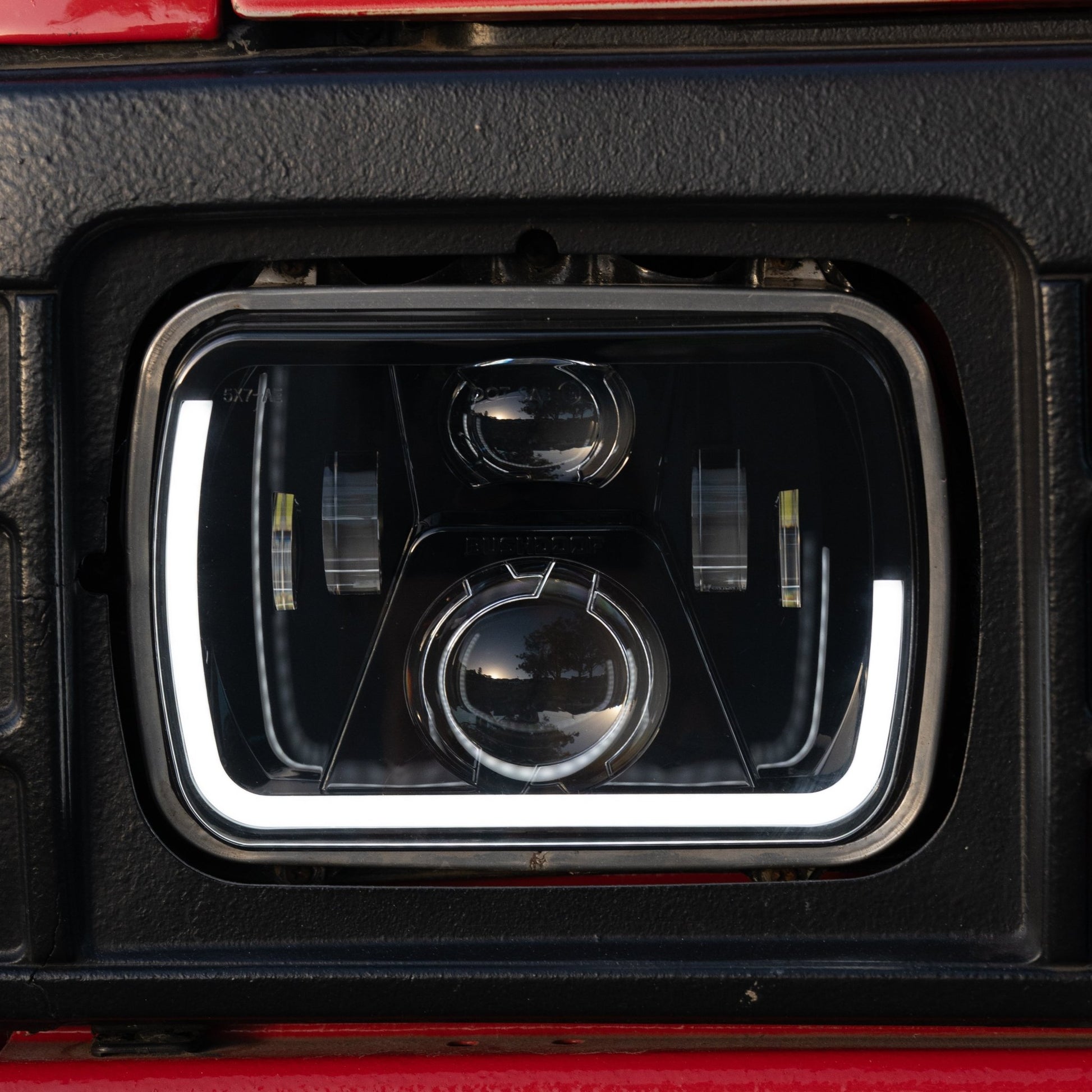 5X7" 'Angry Eye' Headlights - Bushdoof Lighting