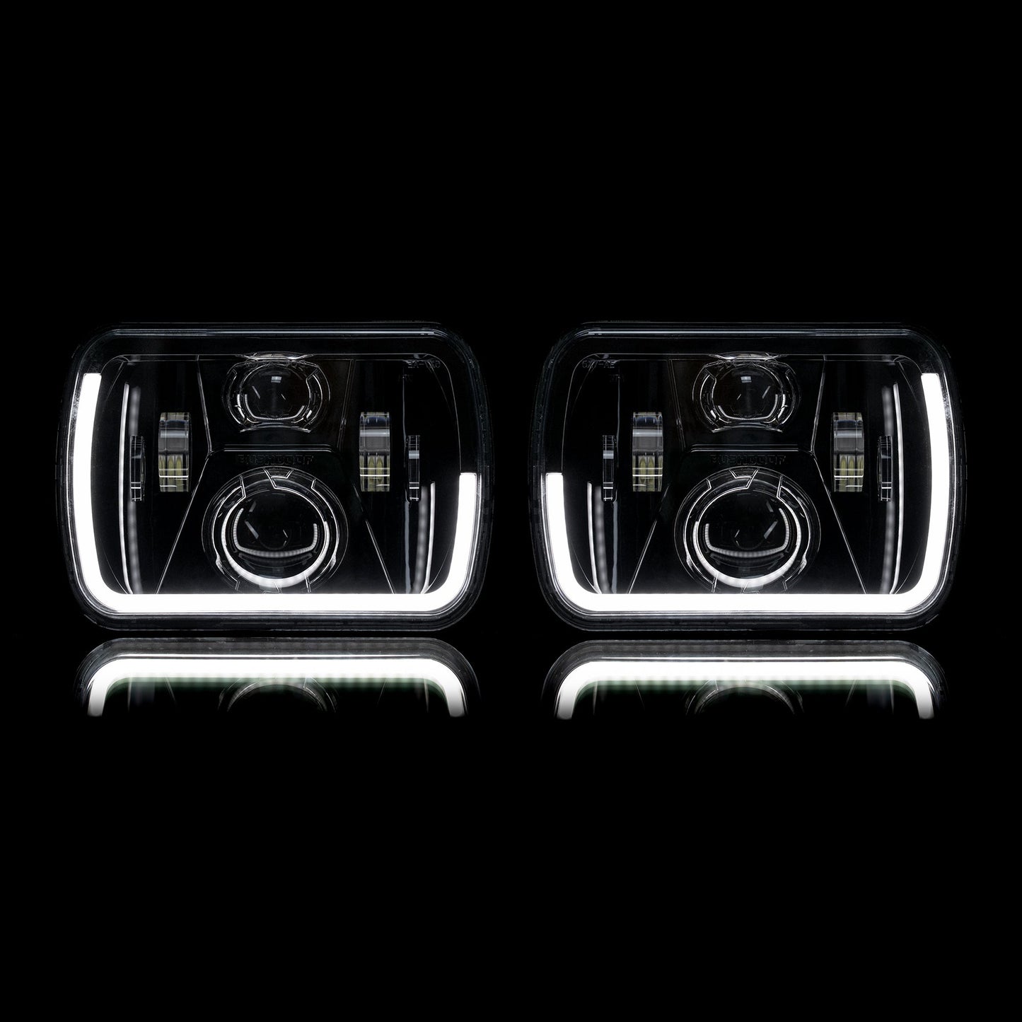 5X7" 'Angry Eye' Headlights - Bushdoof Lighting