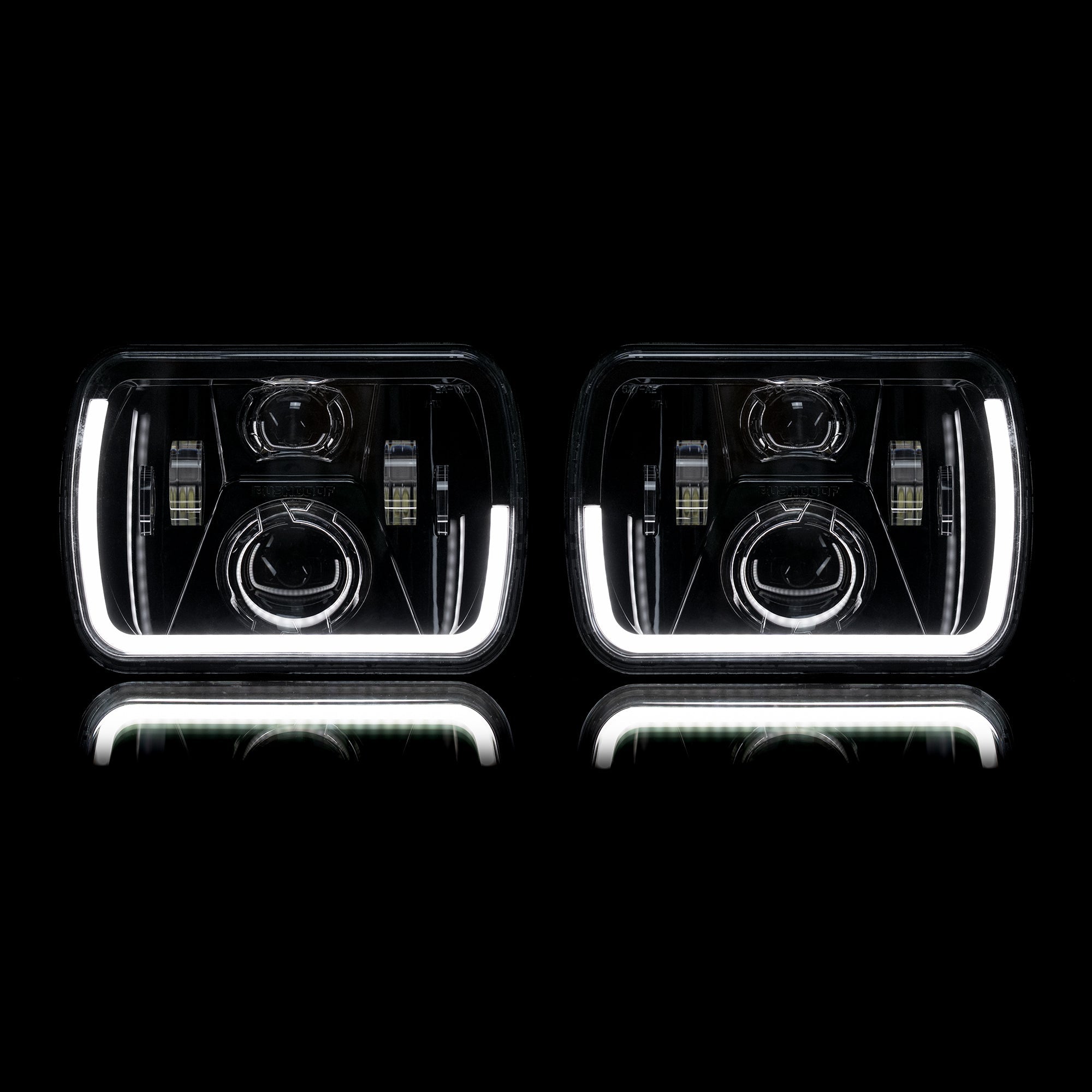 5X7" 'Angry Eye' Headlights - Bushdoof Lighting