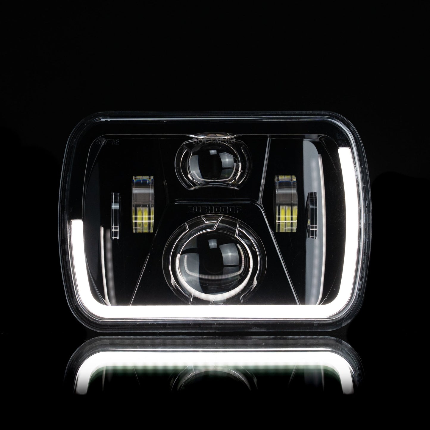 5X7" 'Angry Eye' Headlights - Bushdoof Lighting