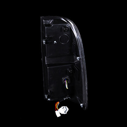 Blacked Out 'Swirl' LED Tail Lights for N70 Hilux