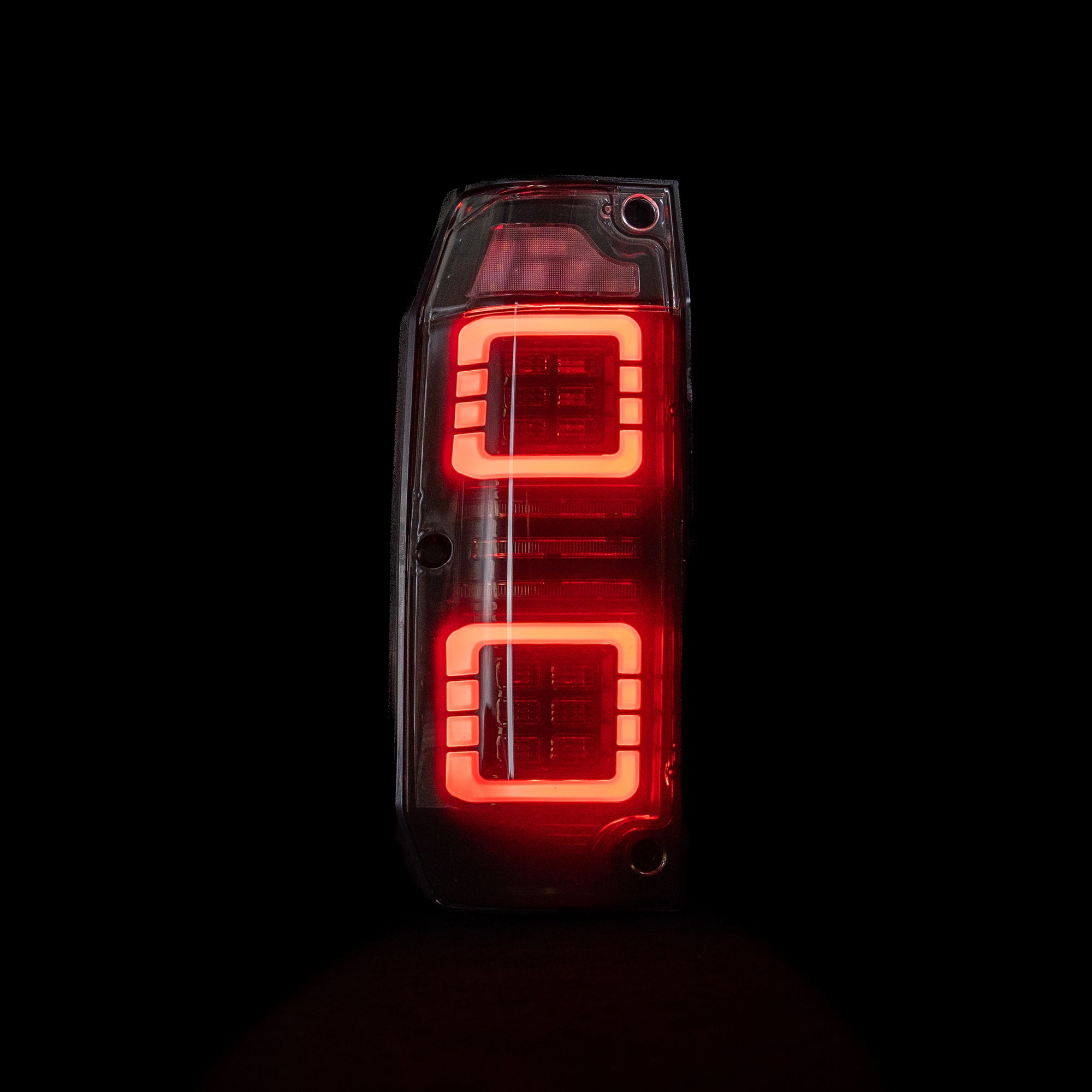 Blacked Out LED Tail Lights for Toyota 76 Series – Bushdoof Lighting
