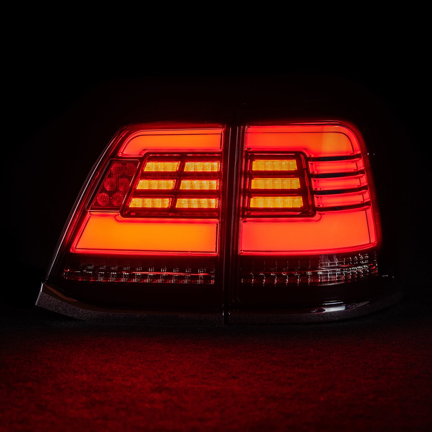 Blacked Out Toyota 200 Series Tail Lights 2012-2015