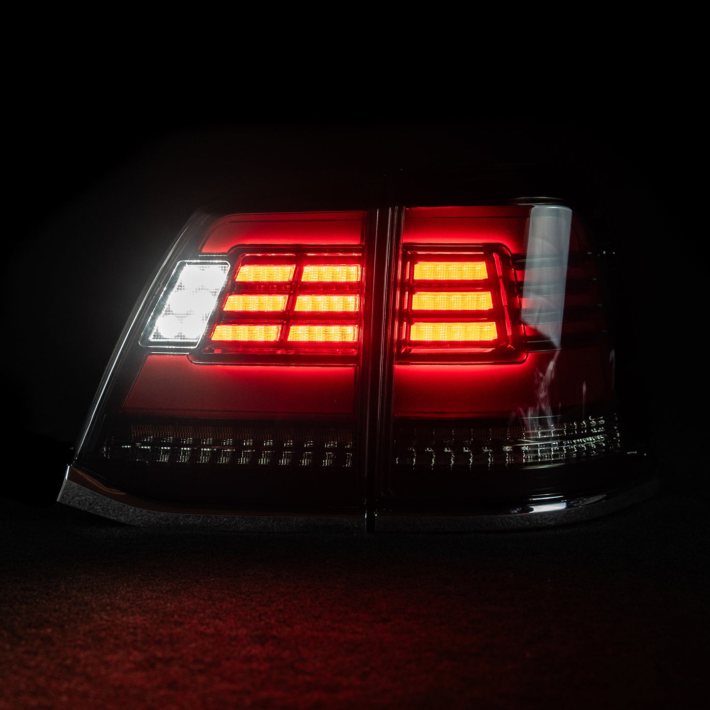 Blacked Out Toyota 200 Series Tail Lights 2012-2015
