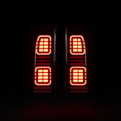 Blacked Out LED Tail Lights for Nissan GU S4 Patrol Y61
