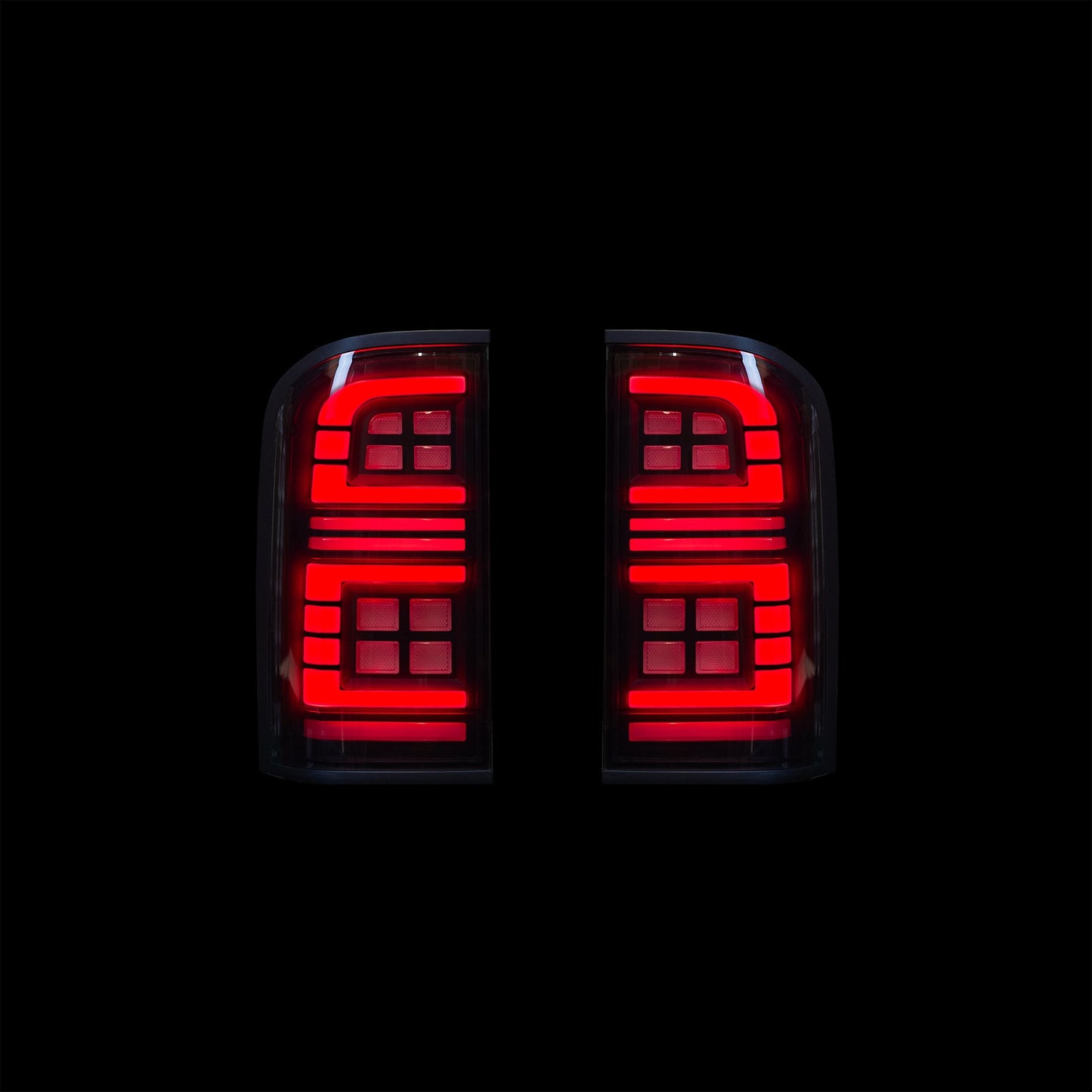 Blacked Out LED Tail Lights for Nissan GU S1 - 3 Patrol Y61 - Bushdoof Lighting