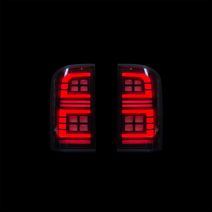 Blacked Out LED Tail Lights for Nissan GU S1 - 3 Patrol Y61 - Bushdoof Lighting