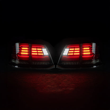 Blacked Out LED Tail Lights for Toyota 200 Series Landcruiser 2008 - 2015 - Bushdoof Lighting