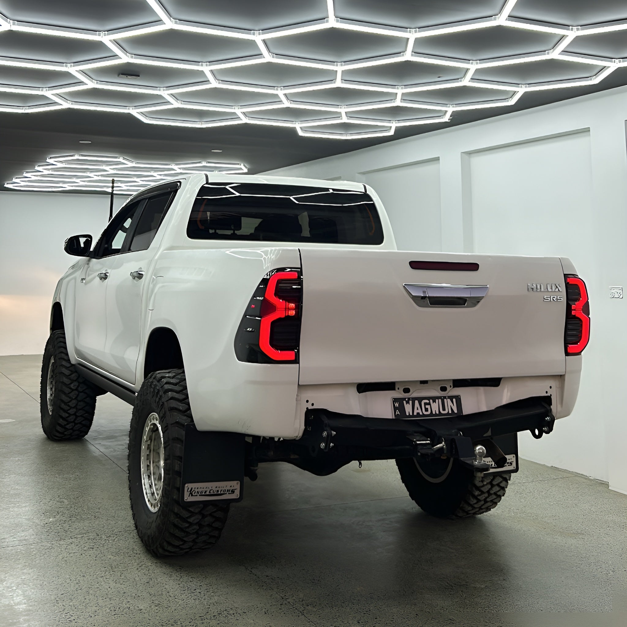 Blacked Out LED Tail Lights for Toyota N80 Hilux 2015+ (GR Style) - Bushdoof Lighting