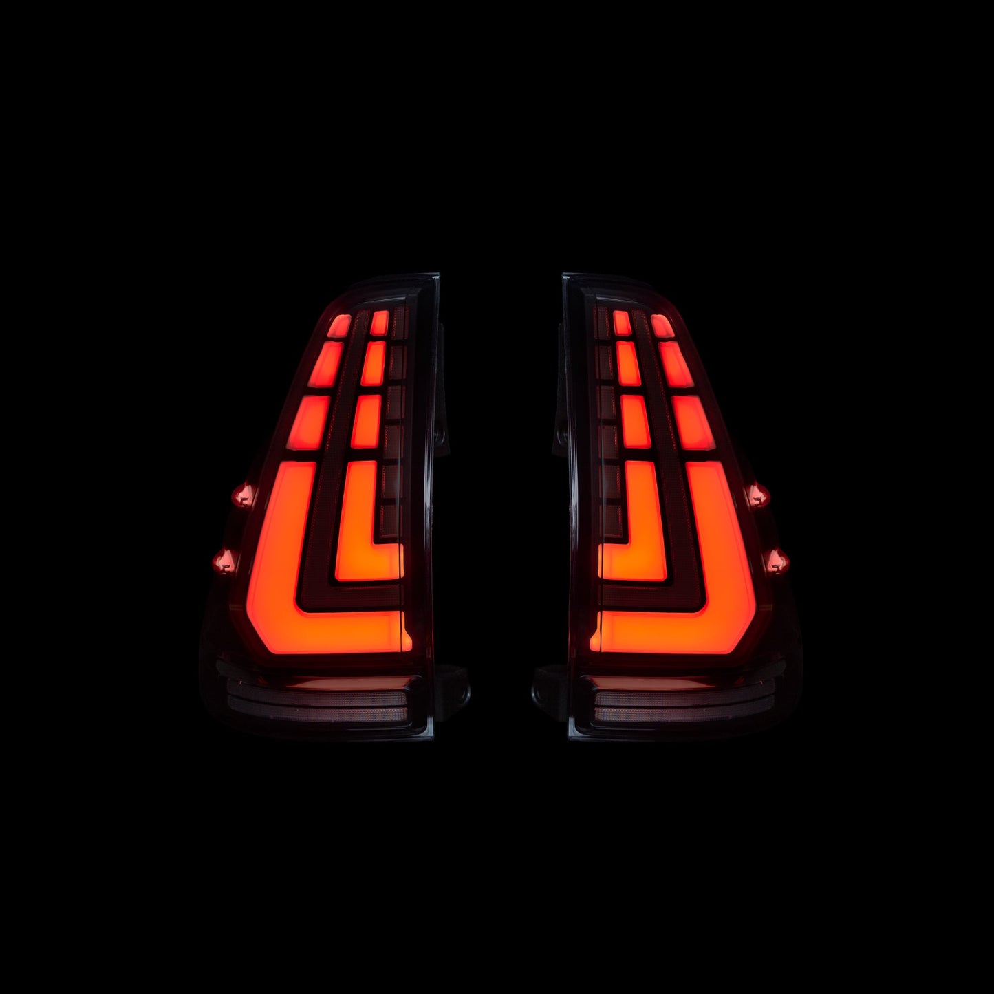 Blacked Out Toyota 120 Prado Tail Lights 2003 - 2009 - Bushdoof Lighting