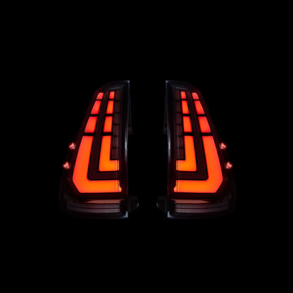 Blacked Out Toyota 120 Prado Tail Lights 2003 - 2009 - Bushdoof Lighting