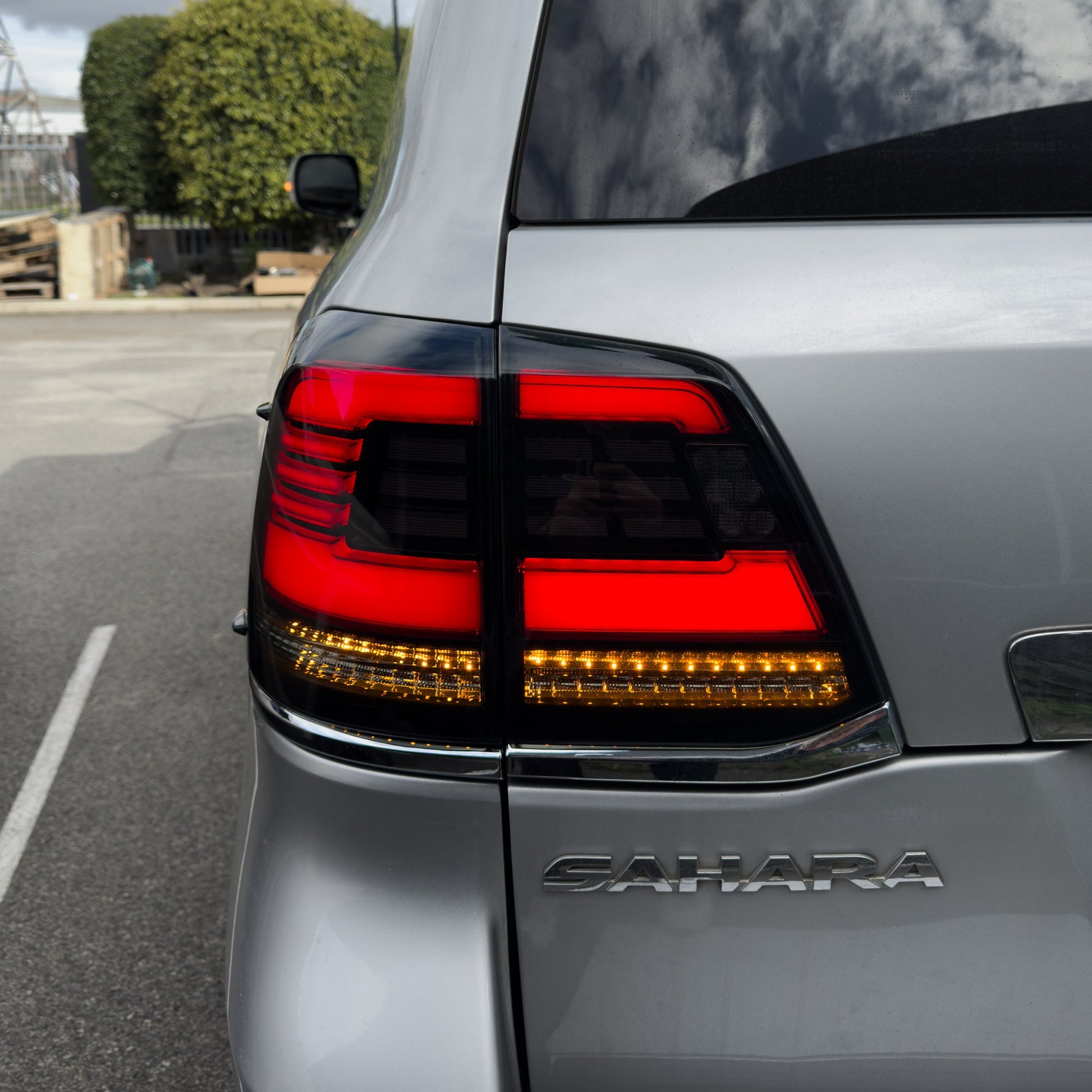 Blacked Out Toyota 200 Series Tail Lights 2012 - 2015 - Bushdoof Lighting