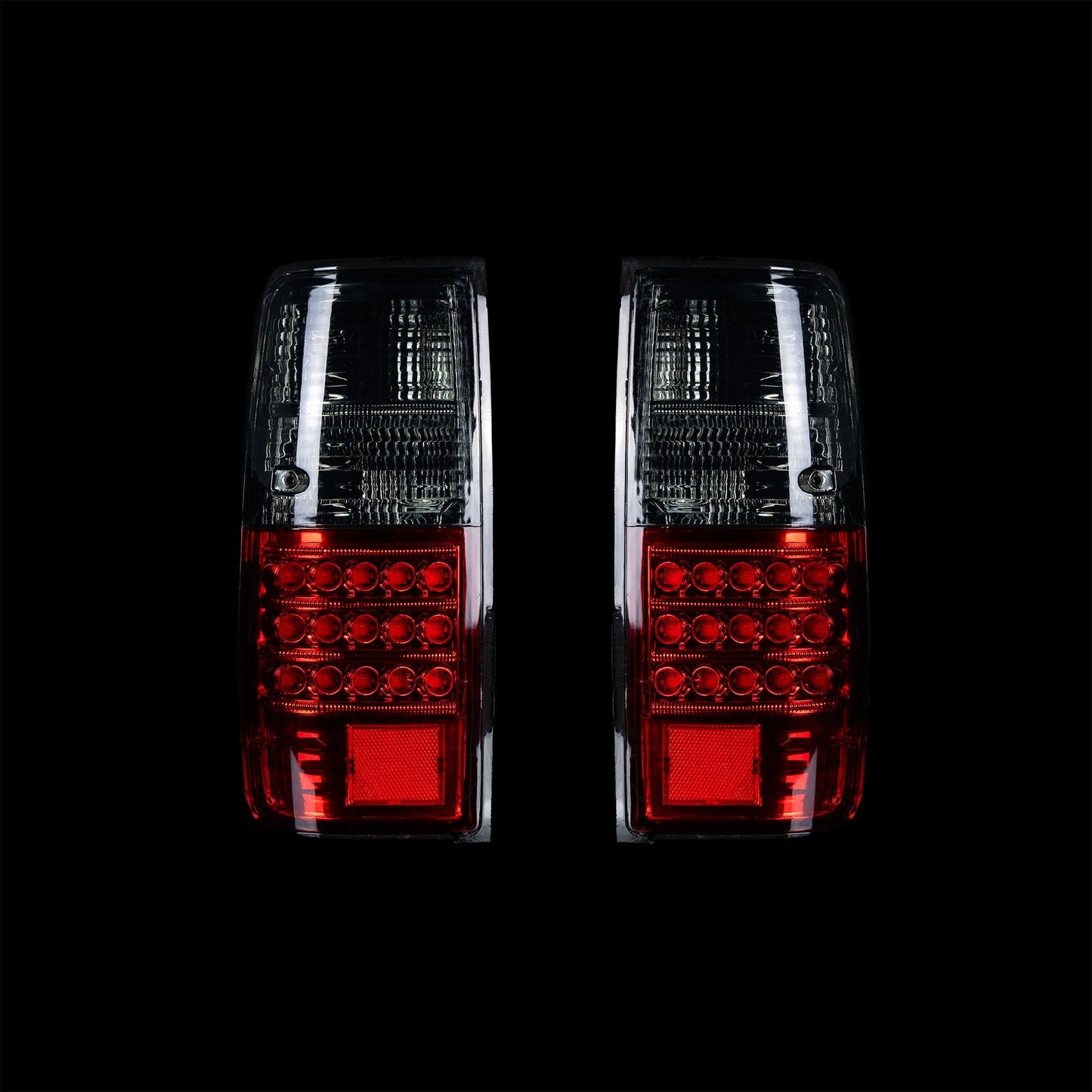 Half Smoked LED Tail Lights for 80 series LandCruiser - Bushdoof Lighting