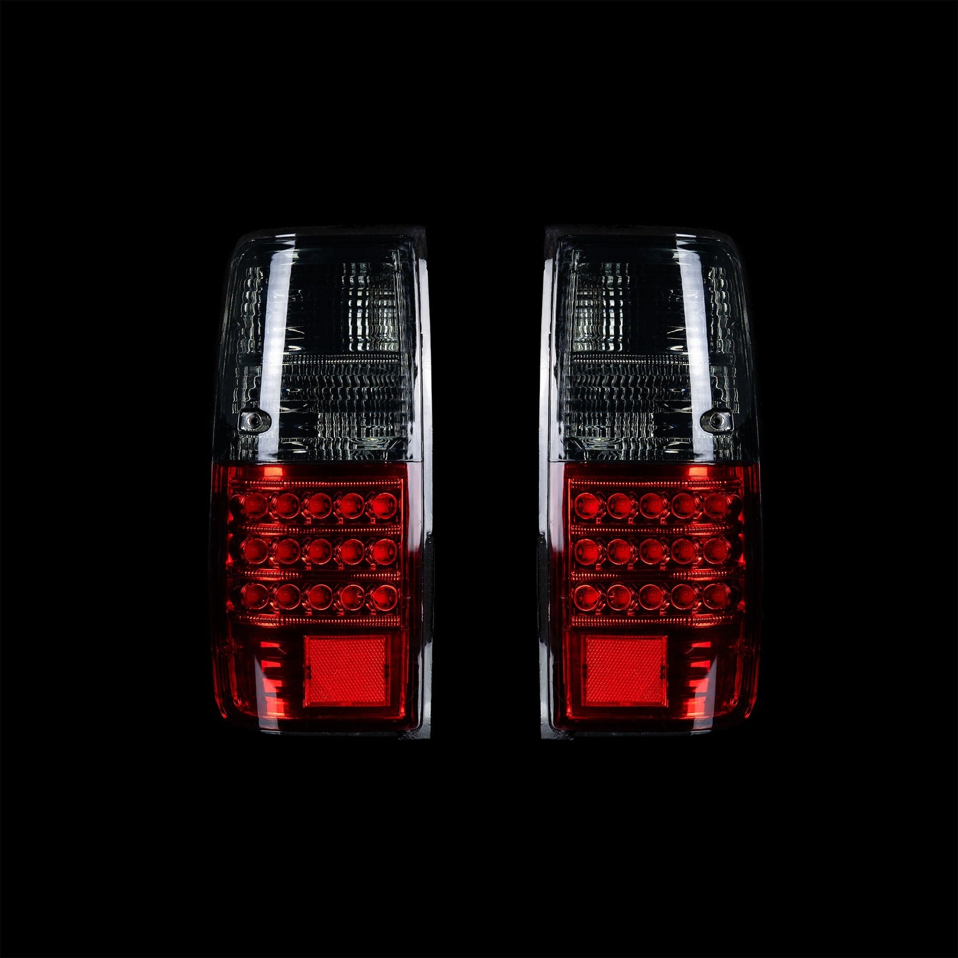 Half Smoked LED Tail Lights for 80 series LandCruiser - Bushdoof Lighting