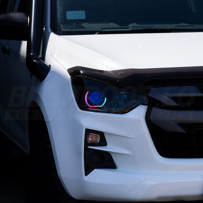 Isuzu Dmax LED 'Angry Eye' Headlights - Bushdoof Lighting