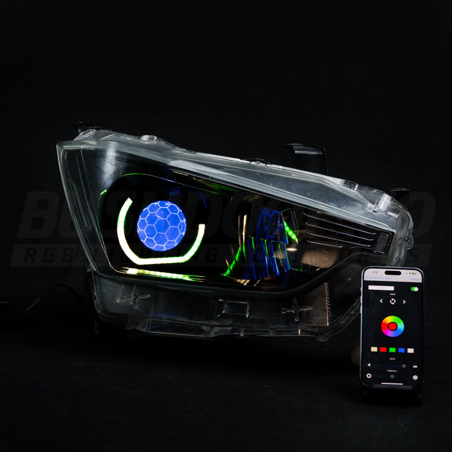 Isuzu Dmax LED 'Angry Eye' Headlights - Bushdoof Lighting