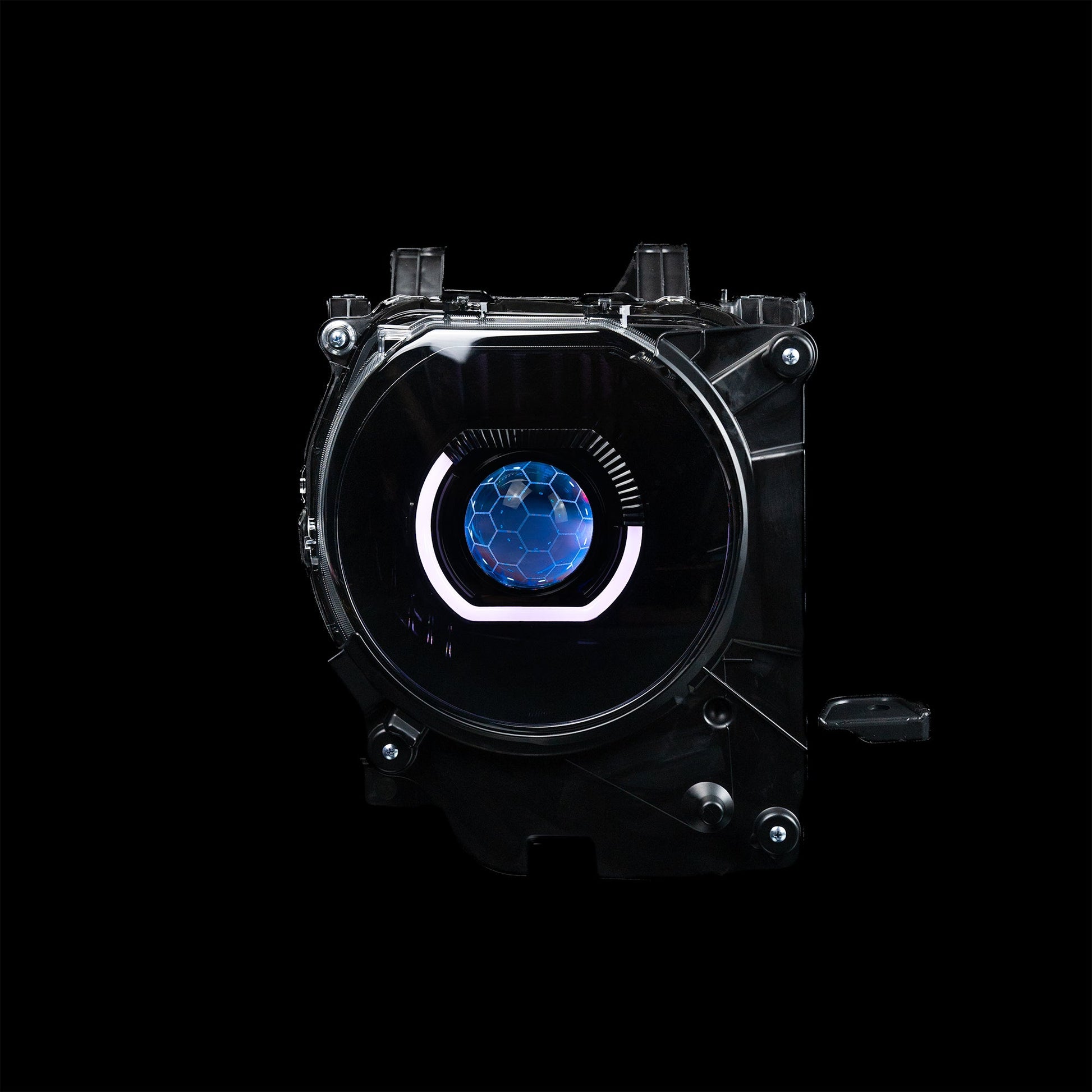 LED 'Angry Eye' Headlights to suit 2024+ Toyota 70 Series - Bushdoof Lighting