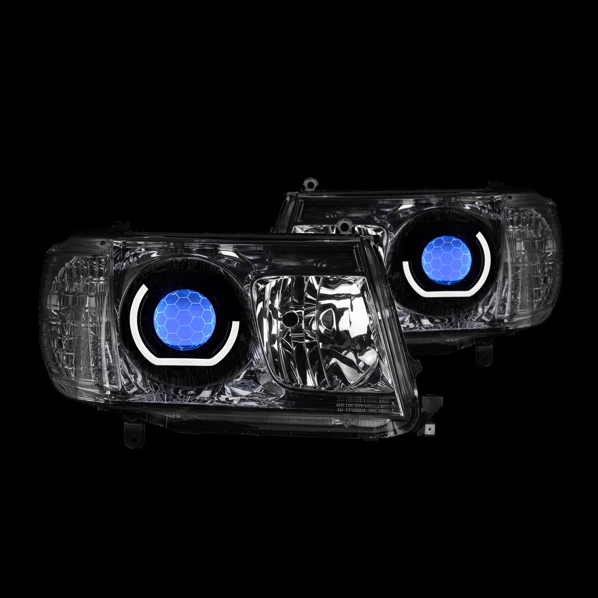 LED 'Angry Eye' Headlights to suit Toyota 100/105 Series – Bushdoof ...