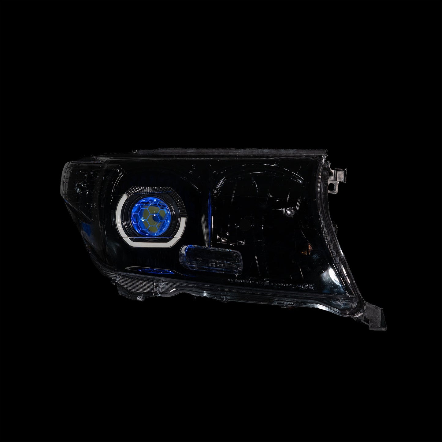 LED 'Angry Eye' Headlights to suit Toyota 200 Series - Bushdoof Lighting