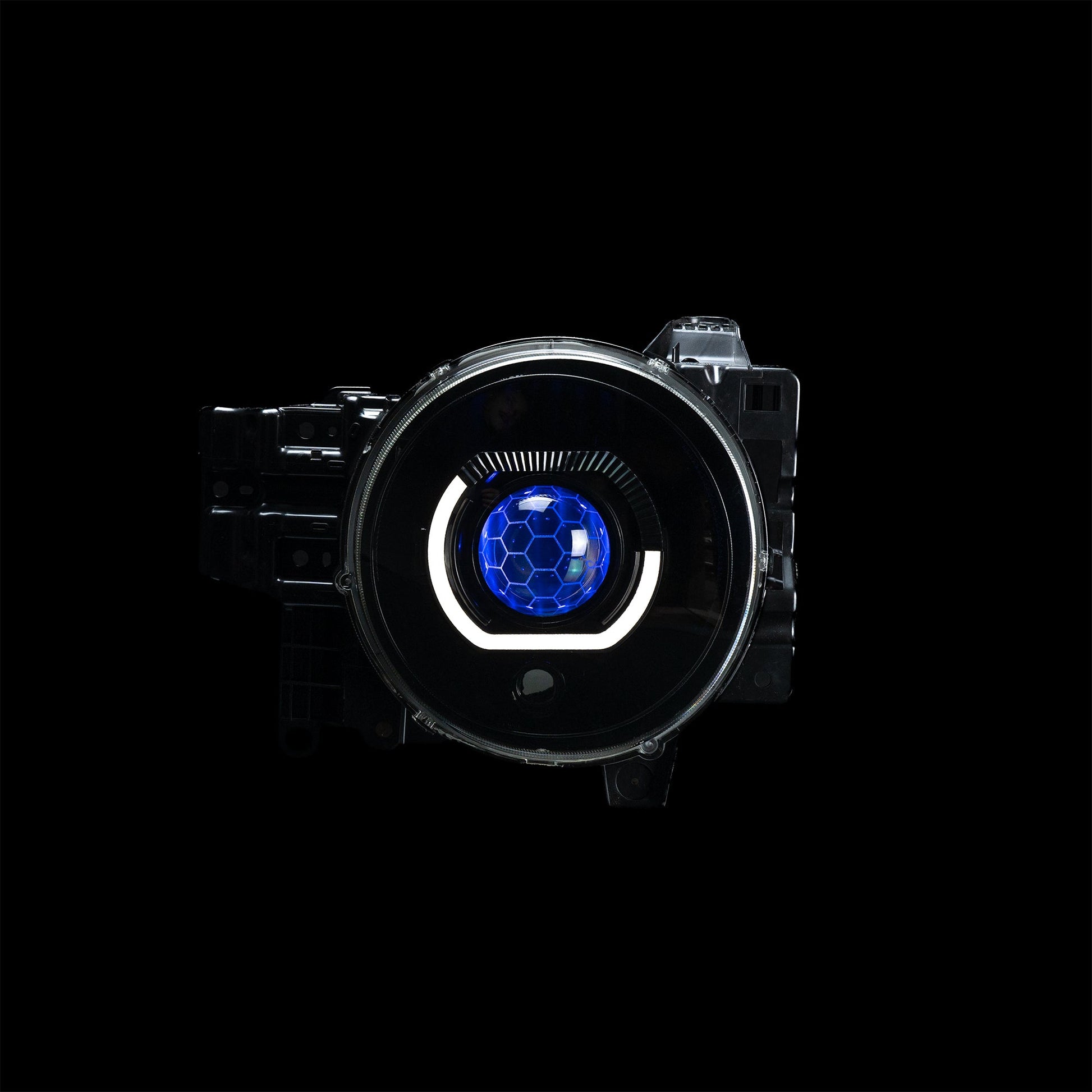 LED 'Angry Eye' Headlights to suit Toyota FJ Cruiser - Bushdoof Lighting