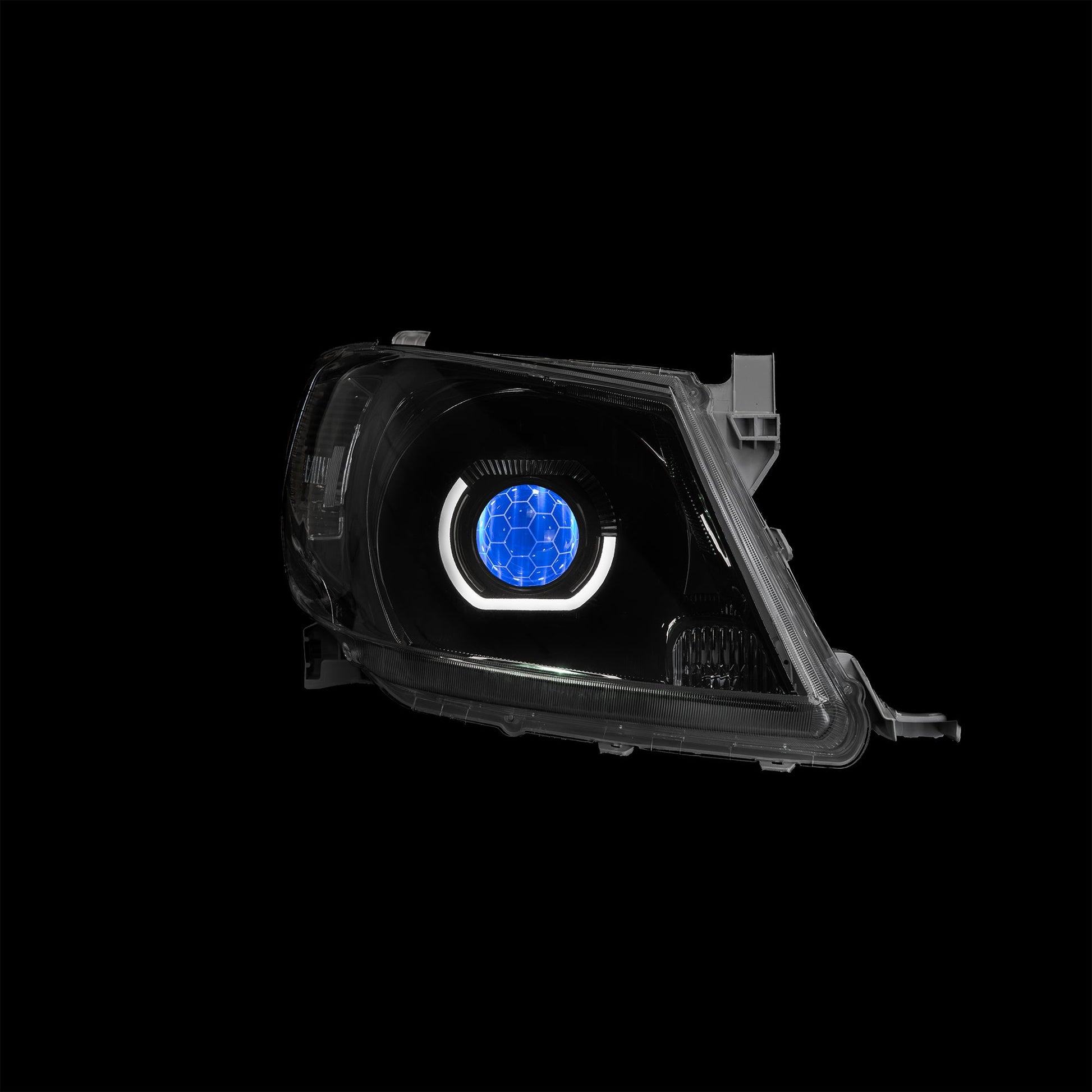 LED 'Angry Eye' Headlights to suit Toyota Hilux N70 - Bushdoof Lighting