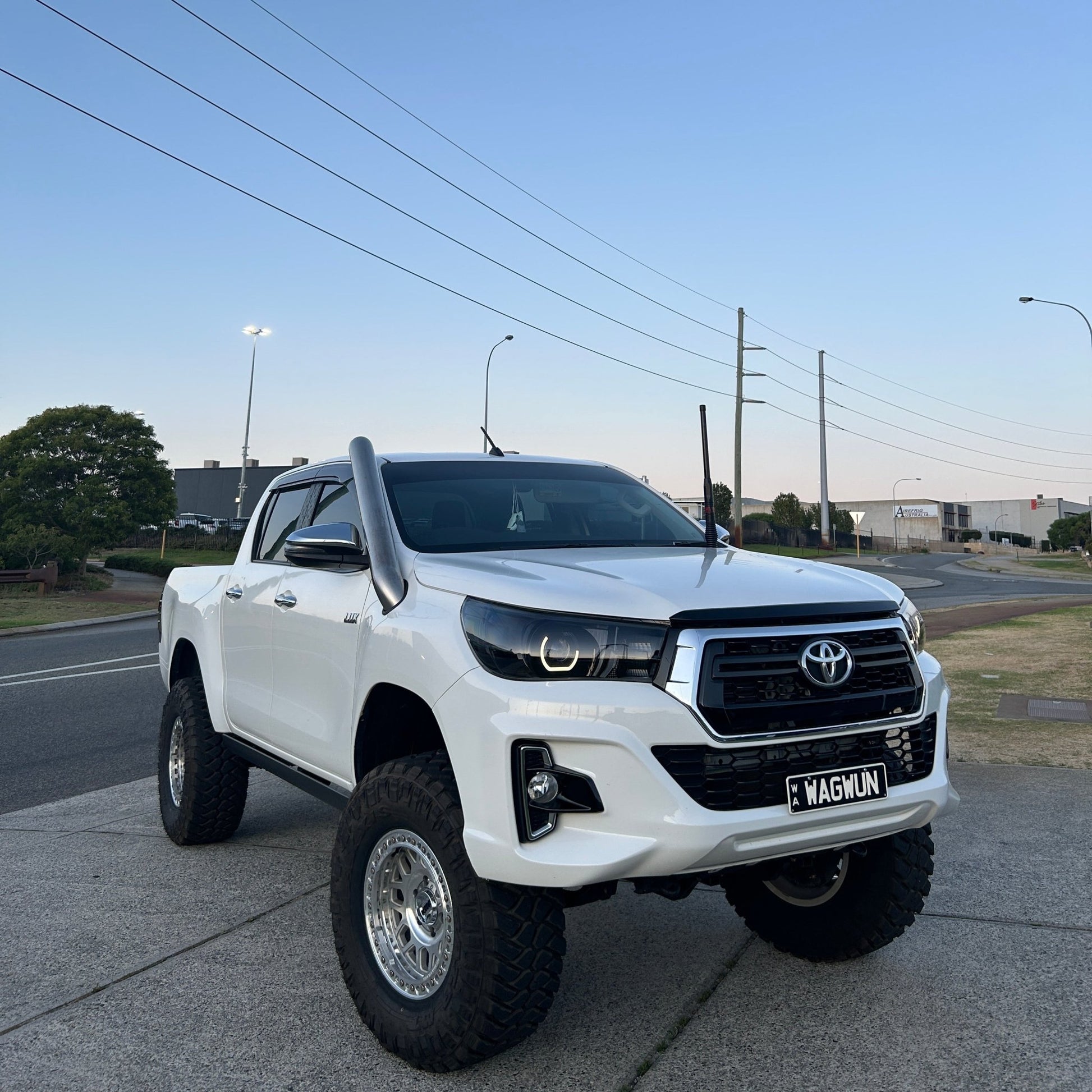 LED 'Angry Eye' Headlights to suit Toyota Hilux N80 - Bushdoof Lighting