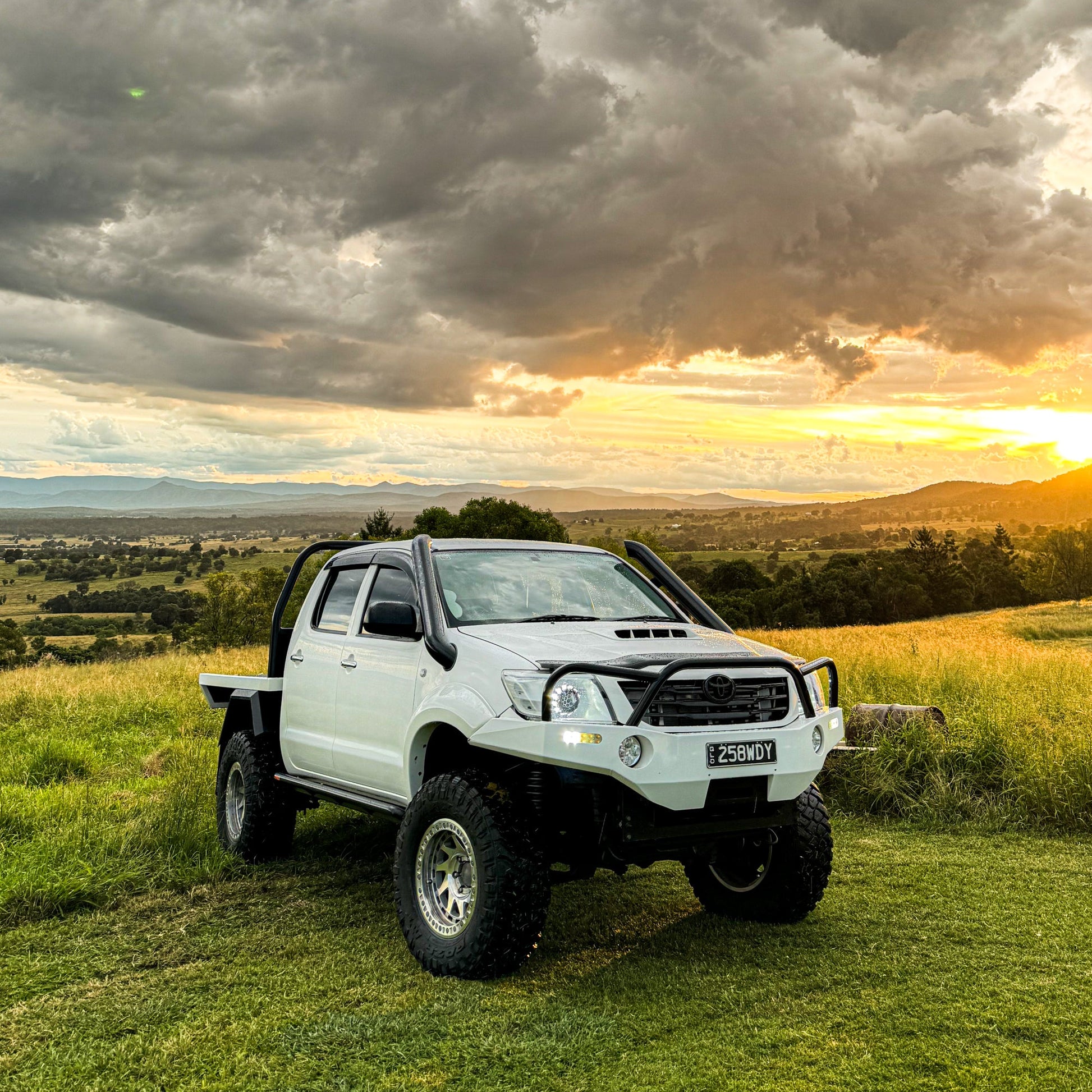 LED 'Turbine' Headlights to suit Toyota Hilux N70 - Bushdoof Lighting
