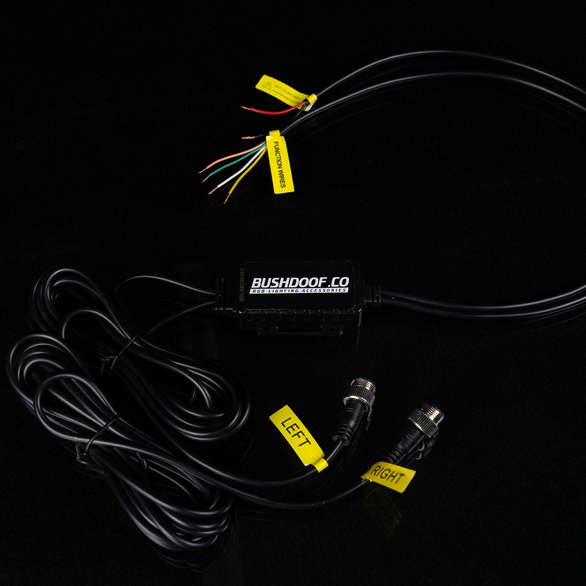 LED Whip Wiring Harness - Bushdoof Lighting