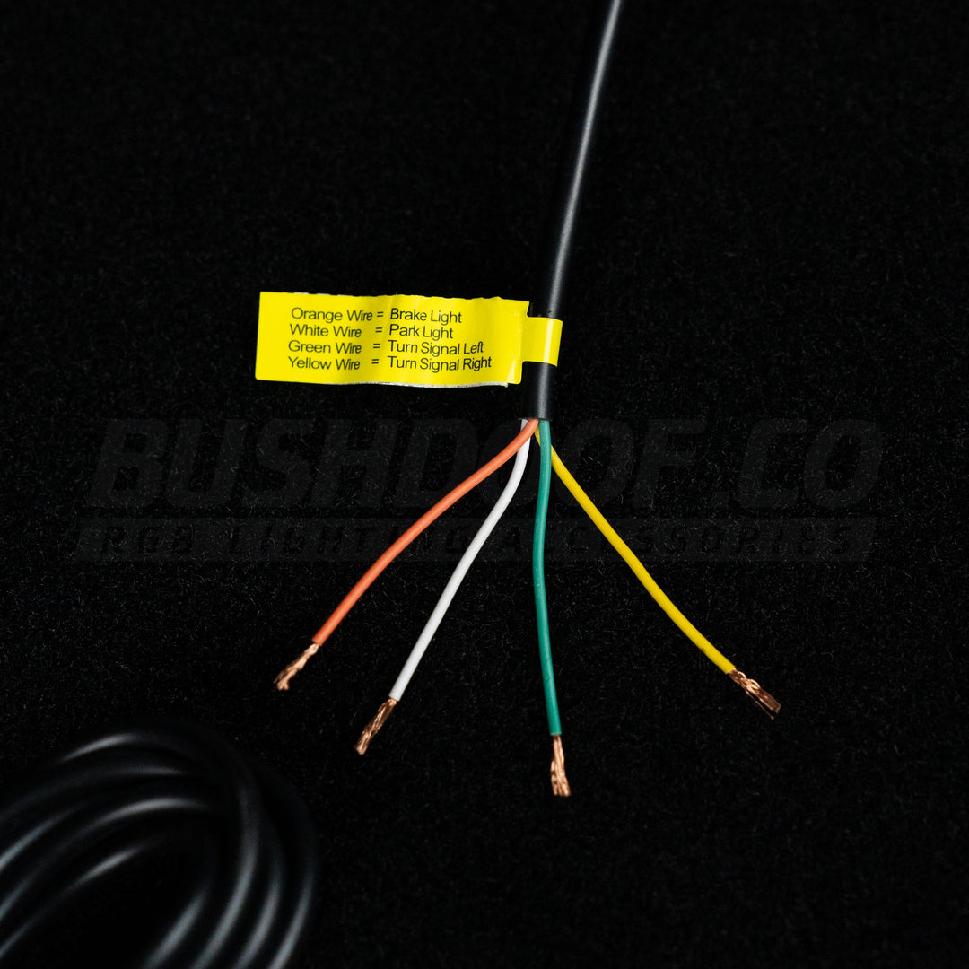 LED Whip Wiring Harness - Bushdoof Lighting