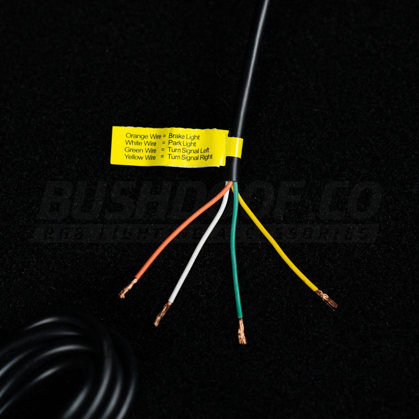 LED Whip Wiring Harness - Bushdoof Lighting