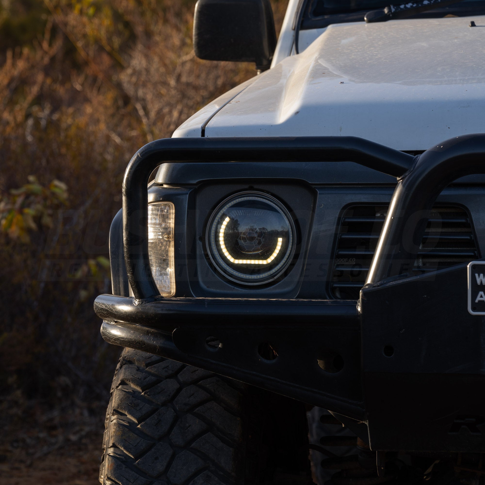 Nissan GQ Patrol 'Angry Eye' Headlights - Bushdoof Lighting