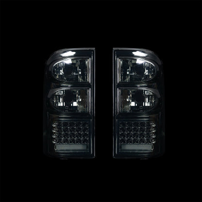 Nissan GU Y61 S3 Patrol LED Tail Lights Smoked - Bushdoof Lighting